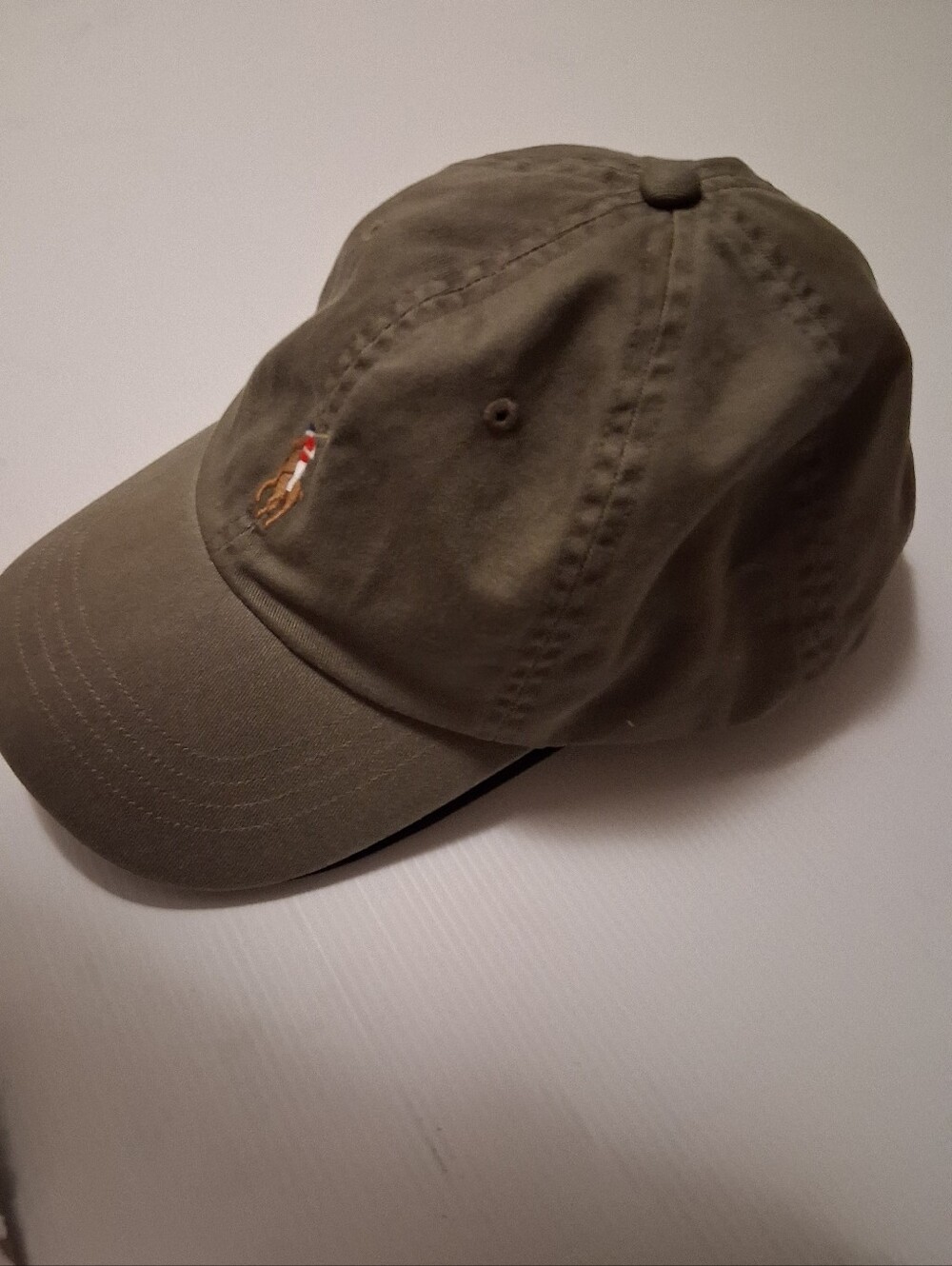 Olive Green Men's Cotton Baseball Cap